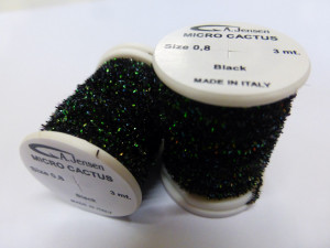 A. Jensen Micro-Cactus Chenille 0.8mm - black